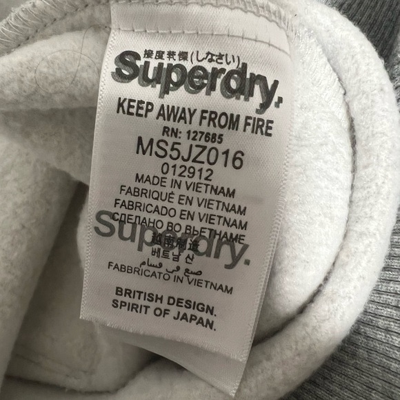 Superdry Fleece Hoodie Unisex - Picture 8 of 8